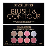 Revolution Ultra Blush Palette Sugar & Spice With Contour GOODS Superdrug   