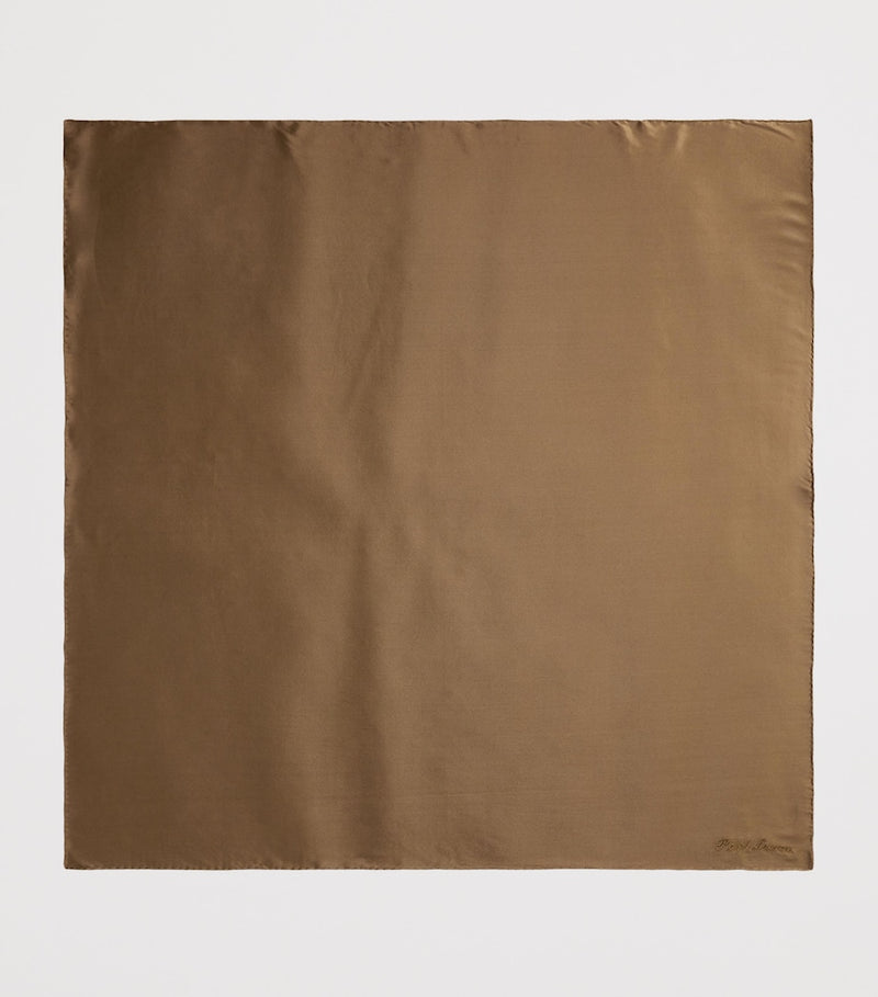 Ralph Lauren Collection Seidenquadrat-Schal (britische Marke)