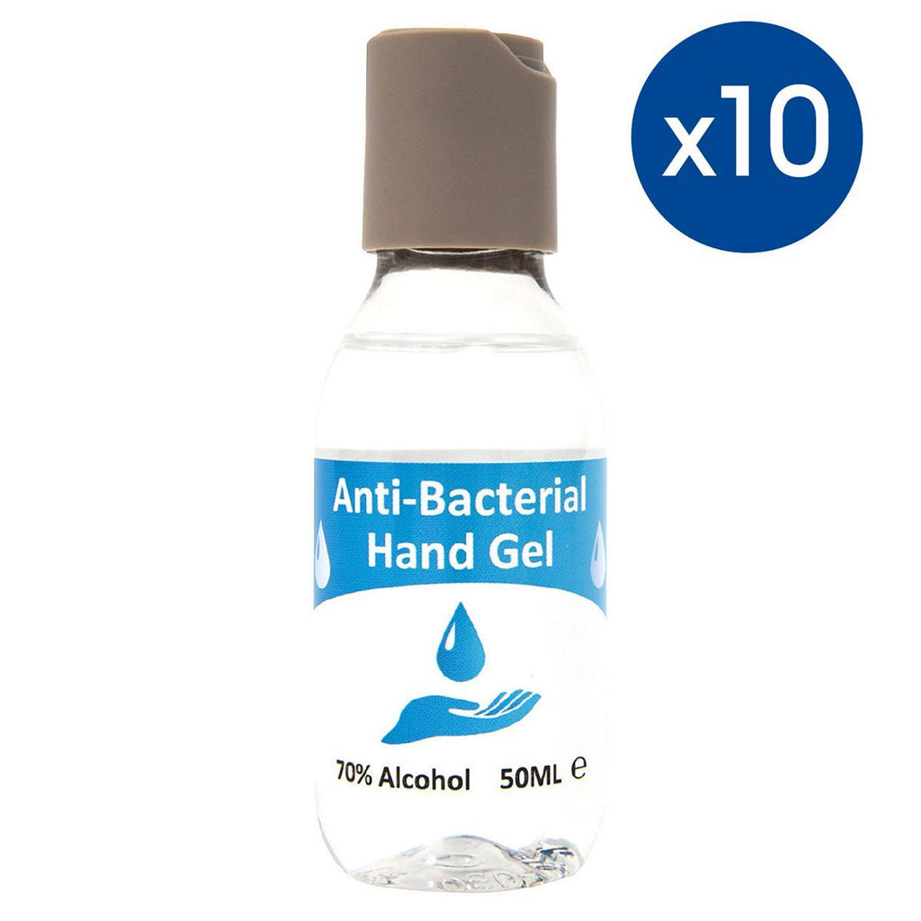 Pack of 10 Fareva Hand Sanitiser Gel 50ml