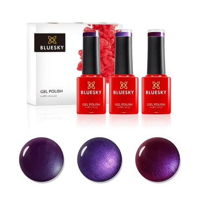 Superdrug Bluesky Gel Nail Polish Mini Trio Purples Set 3x5ml- Online bei McGrocer kaufen