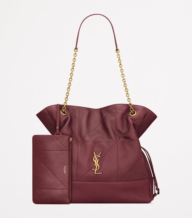 Saint Laurent Jamie shoulder bag nappa leather Cassandre monogram, imported from the UK