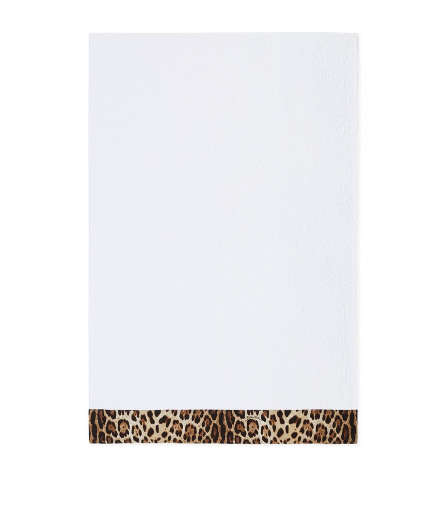 Dolce&Gabbana Leopardo bath towel set of 5 - British product