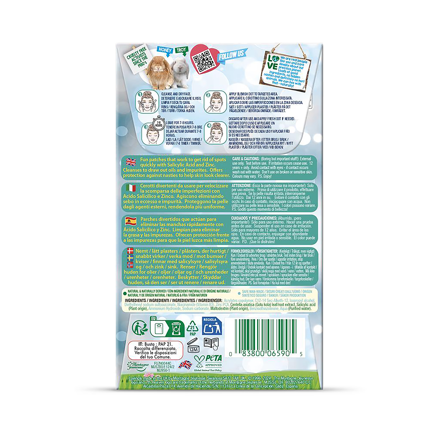 7th Heaven invisible blemish dots for spot treatment, UK version