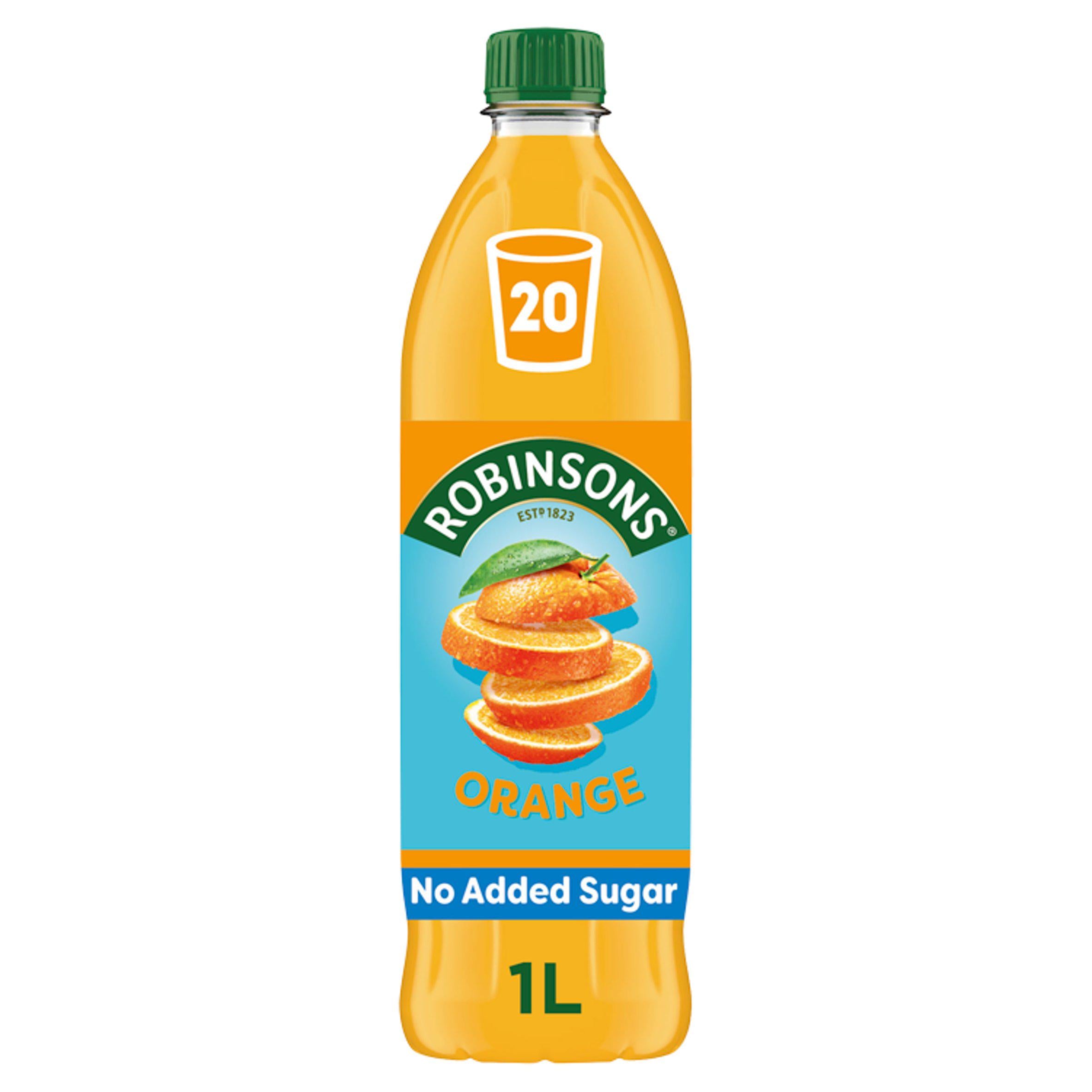 Robinsons Orange Squash No Added Sugar 1L GOODS Sainsburys   