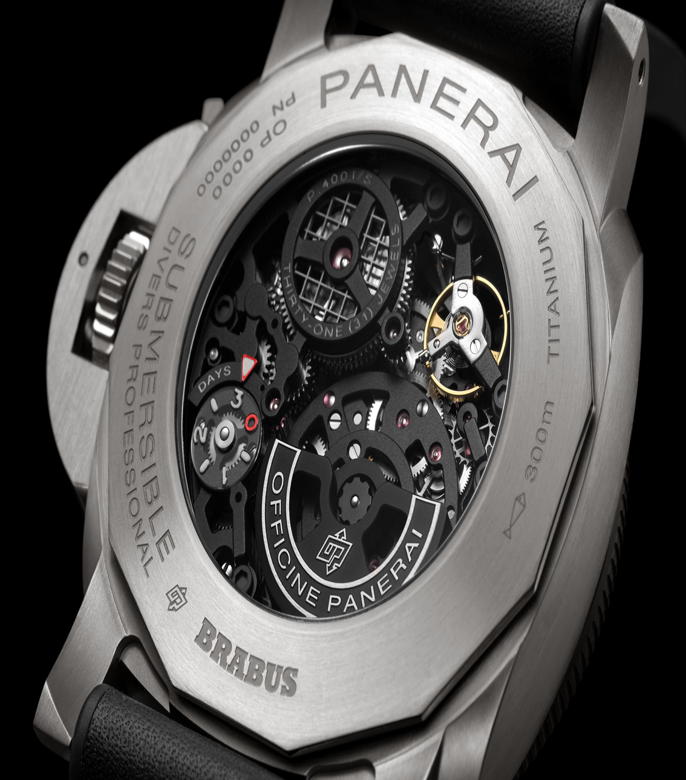 Panerai Submersible S Brabus eTitanio watch 47mm - British product