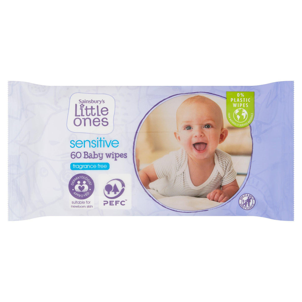 Little Ones Sensitive Baby Wipes x60