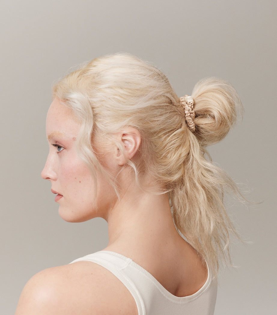 Slip Pure Silk Skinny Scrunchies set of 4 (British brand)