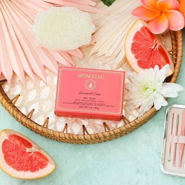 Spongelle pedi buffer Grapefruit Cassis - British product