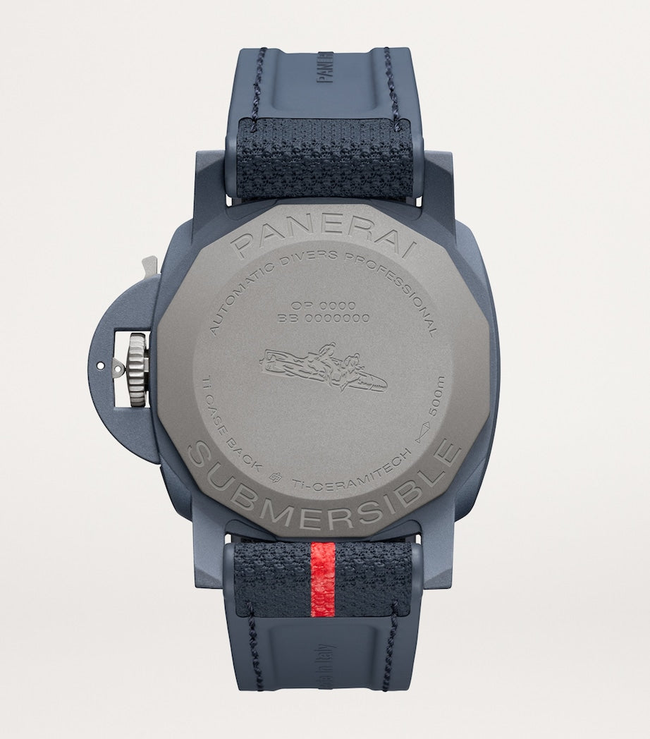 Panerai Ti-Ceramitech Submersible Luna Rossa watch 44mm (British brand)