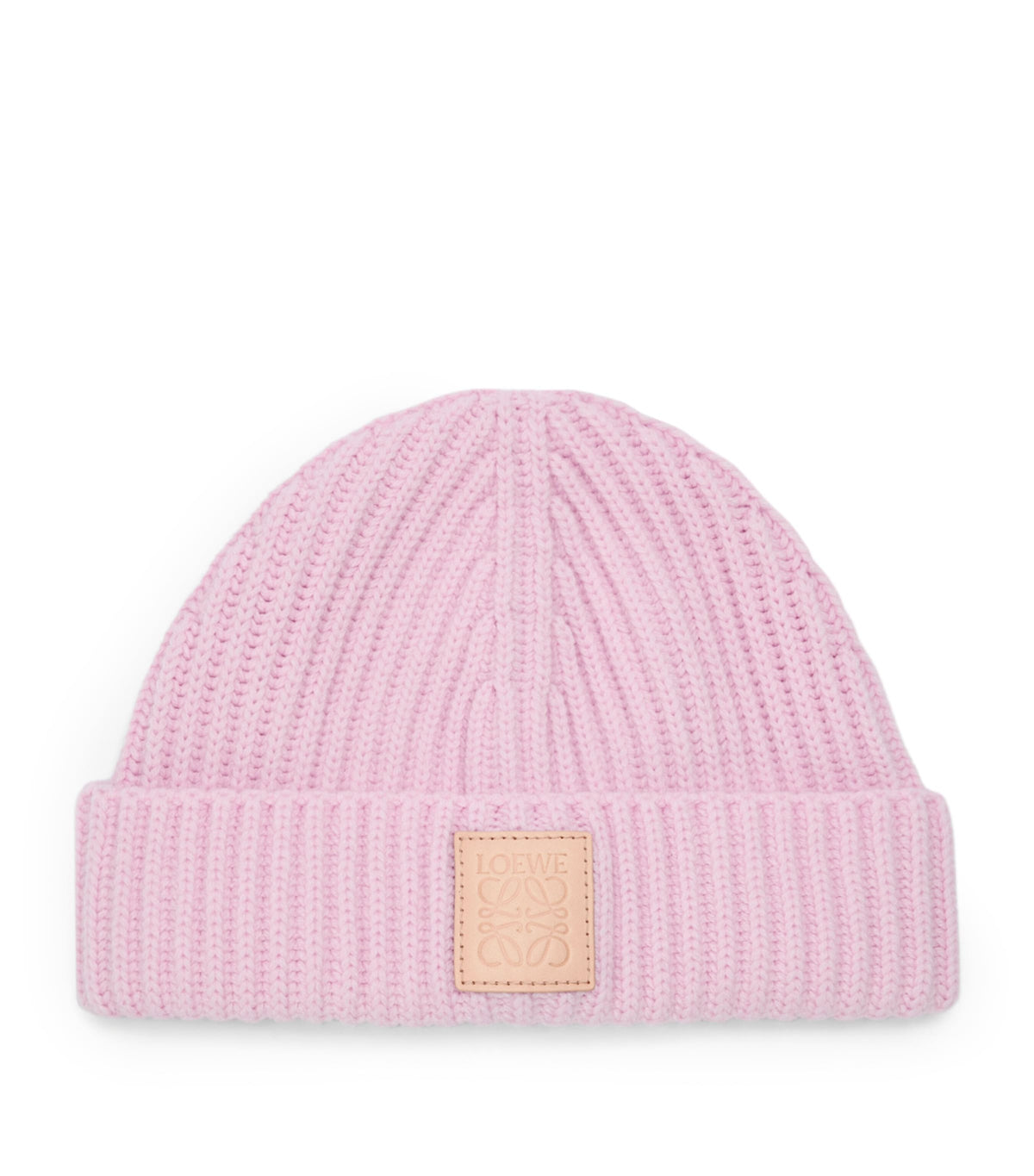 LOEWE Cashmere Ribbed Beanie hat, UK version