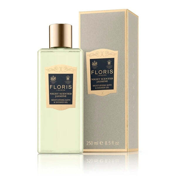 Floris Night Scented Jasmine bath and shower gel 250ml, UK version