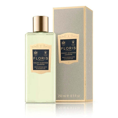Superdrug Floris Night Scented Jasmine Moisturising Bath & Shower Gel 250ml- Buy online at McGrocer