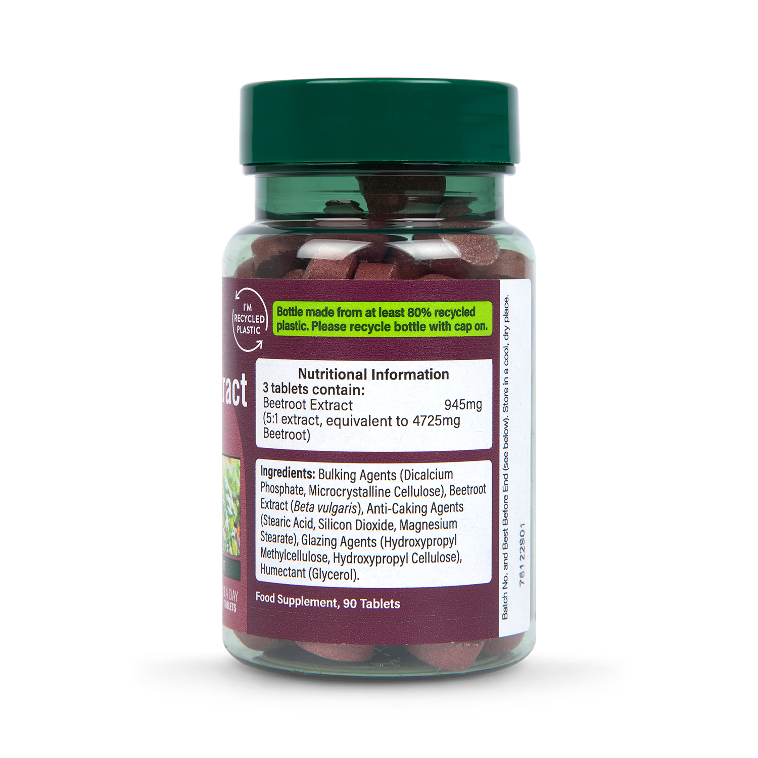 Holland & Barrett Beetroot Extract Tablets 90, UK version