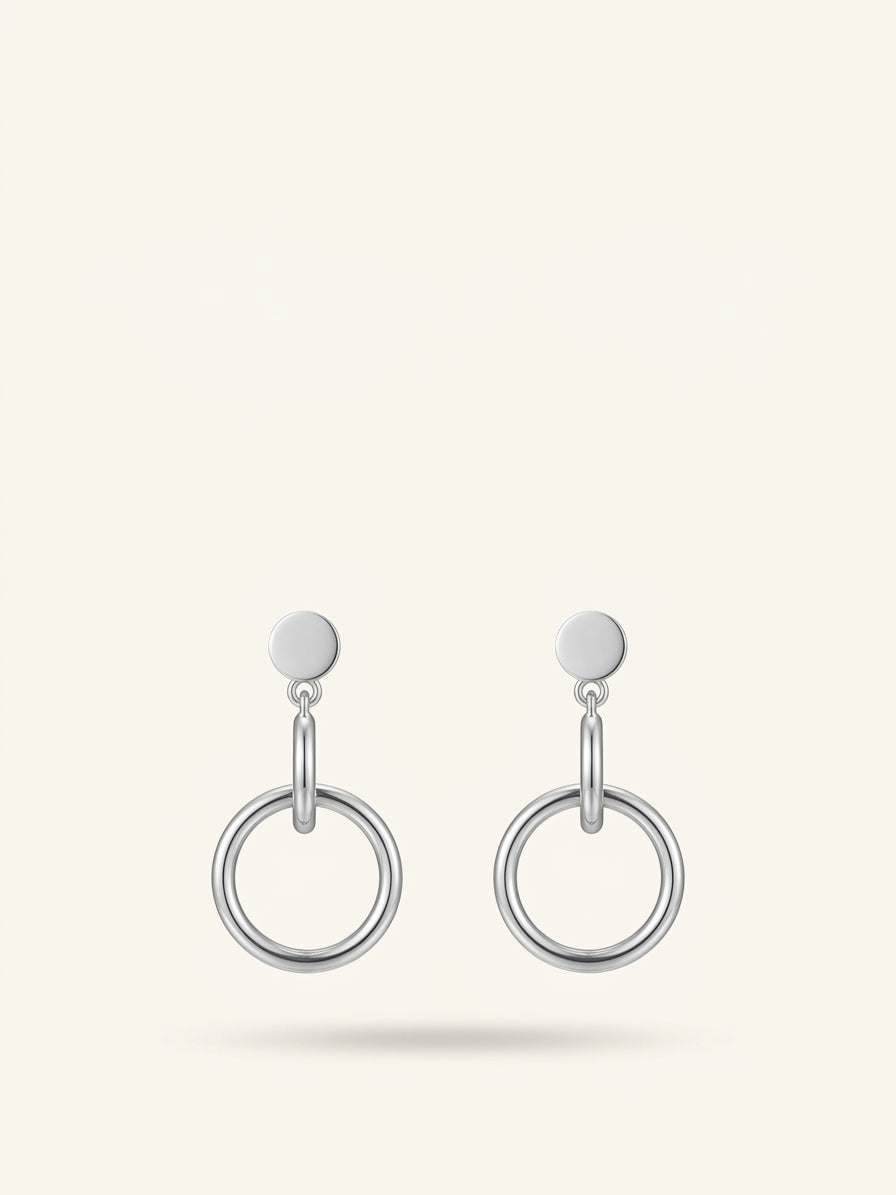Cartier Juste un Clou 18ct white gold earrings - British product