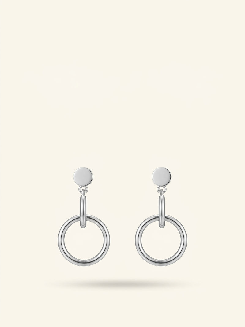 Cartier Juste un Clou 18ct white gold earrings - British product