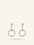 Cartier Juste un Clou 18ct white gold earrings - British product