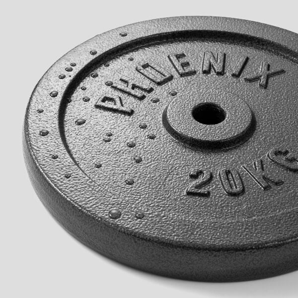 Phoenix Fitness weight plate 20kg 1 inch - British product