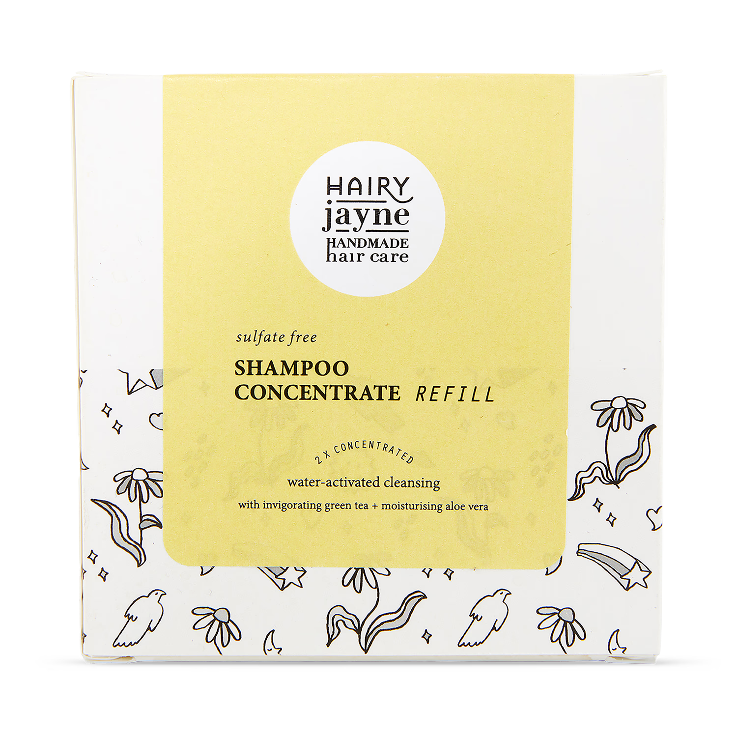 Hairy Jayne shampoo concentrate refill pouch, imported from the UK