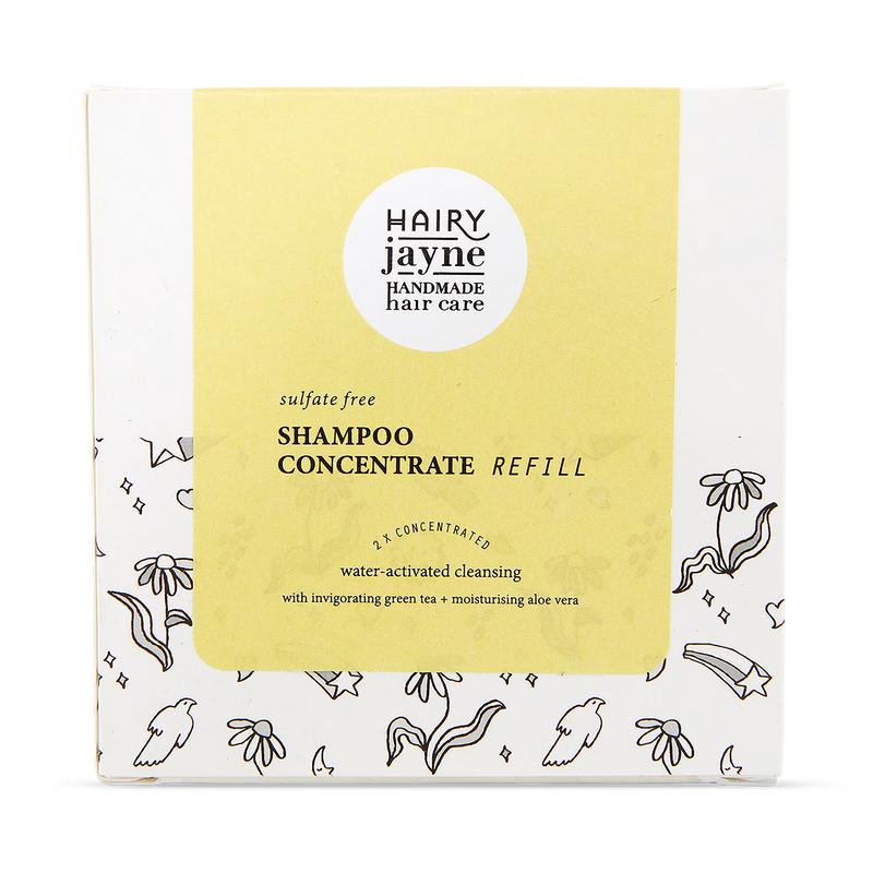 Hairy Jayne shampoo concentrate refill pouch, imported from the UK