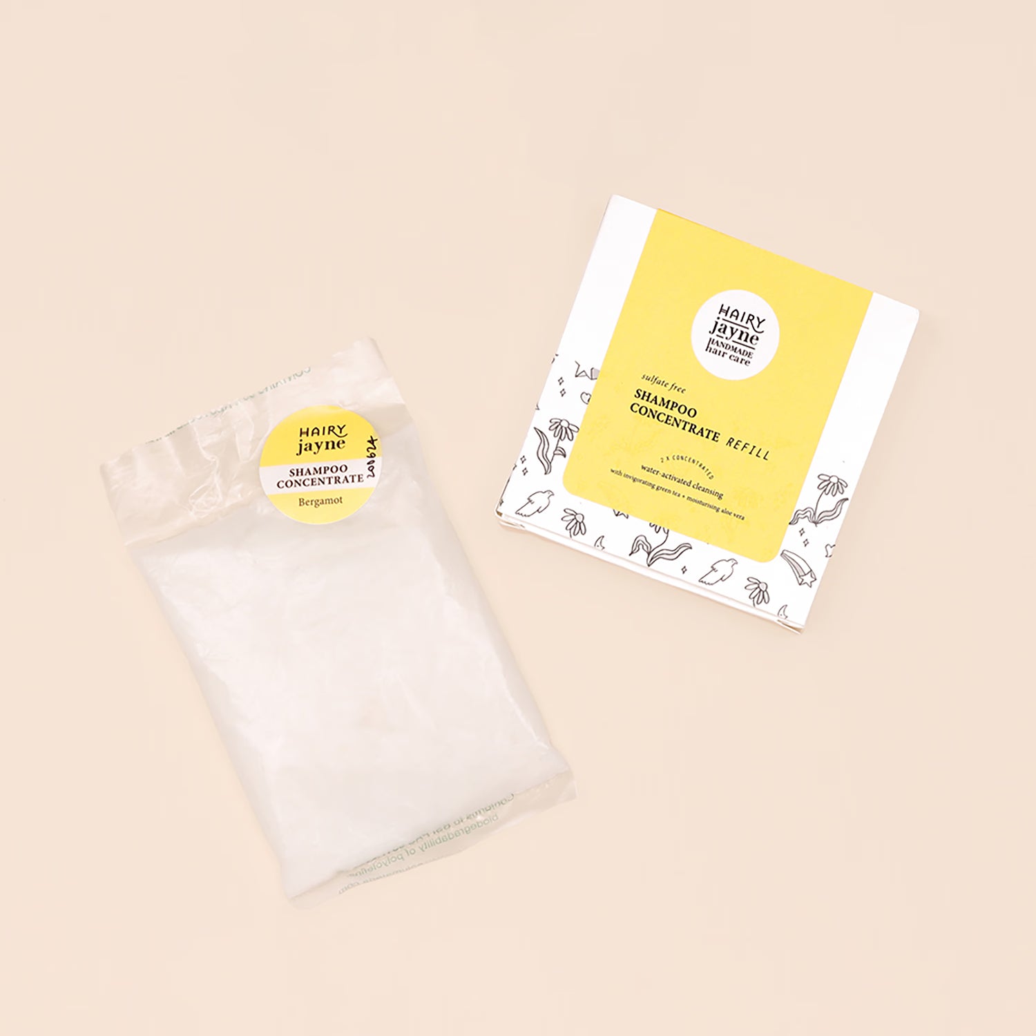 Hairy Jayne shampoo concentrate refill pouch, imported from the UK