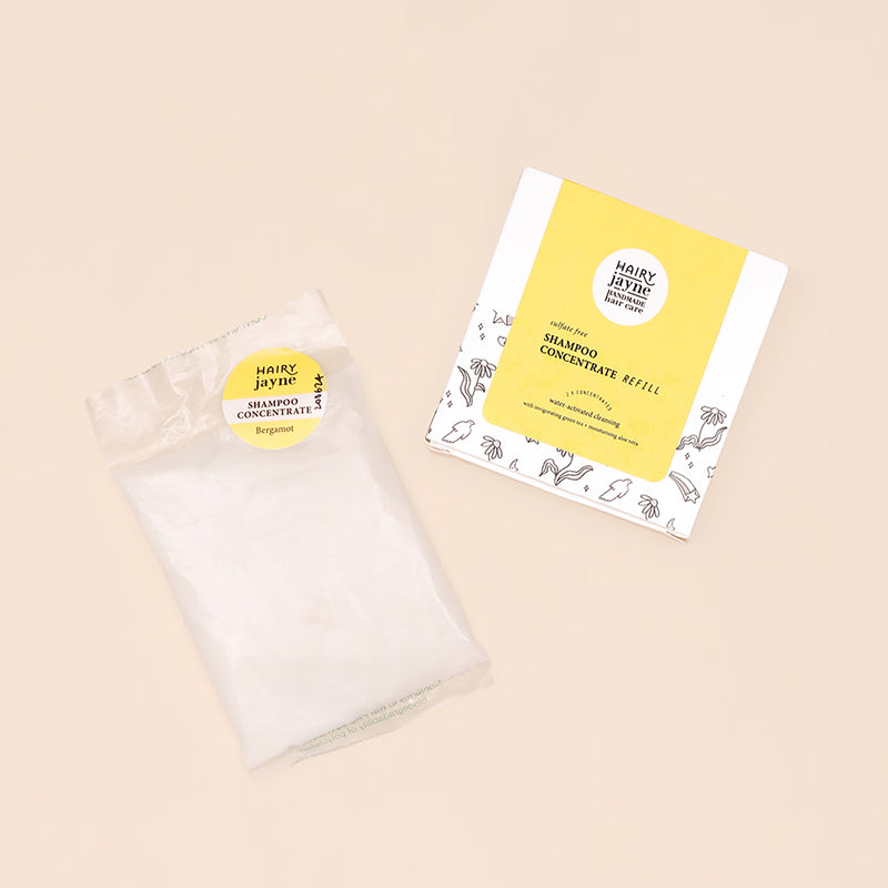 Hairy Jayne shampoo concentrate refill pouch, imported from the UK
