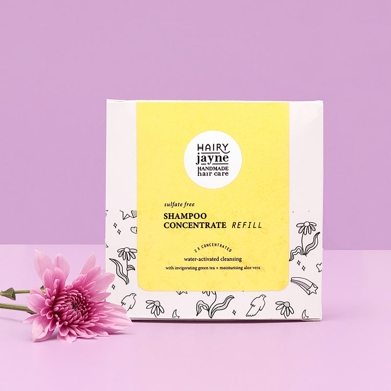 Hairy Jayne shampoo concentrate refill pouch, imported from the UK