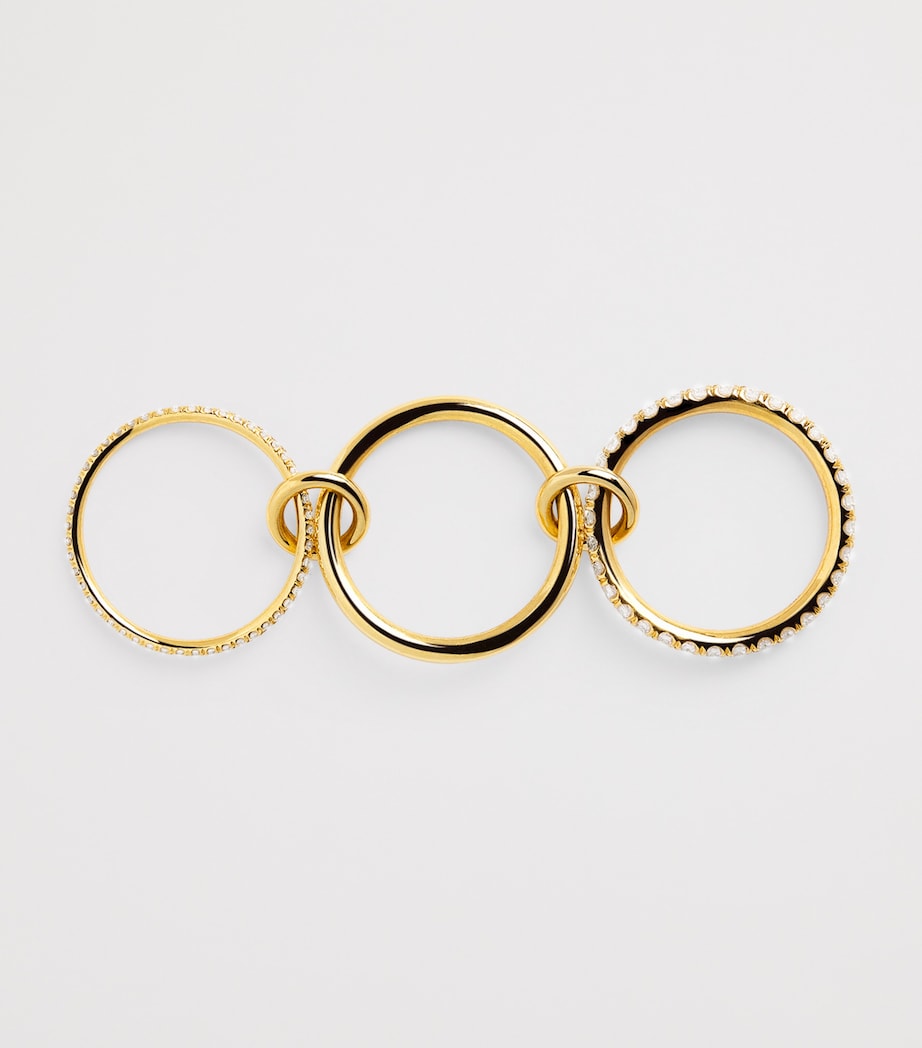 Spinelli Kilcollin Norah ring yellow gold pavé diamonds, UK version