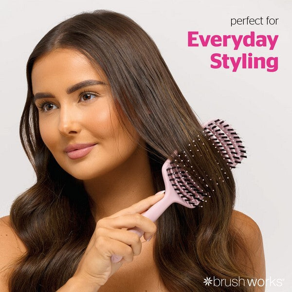 Brushworks Vented Bristle Hair Brush for daily use, UK version