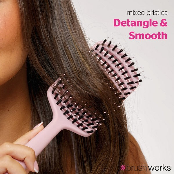 Brushworks Vented Bristle Hair Brush for daily use, UK version