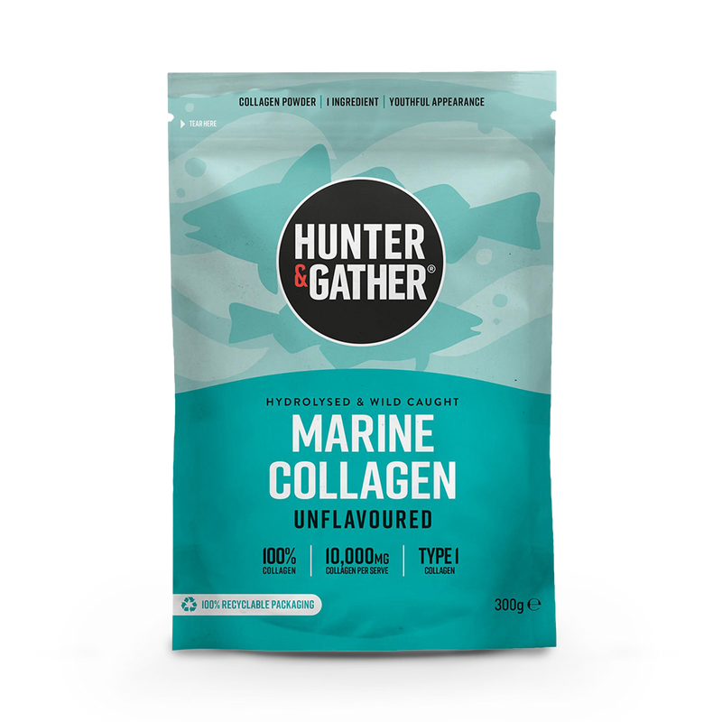 Hunter & Gather unflavoured marine collagen peptides 300g (British brand)