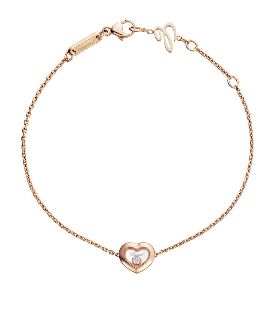 Chopard Happy Diamonds Icons bracelet 18kt rose gold diamond - British product
