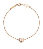 Chopard Happy Diamonds Icons bracelet 18kt rose gold diamond - British product