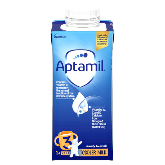 Aptamil 3 Toddler Milk Formula Liquid 1+ Years Ready To Feed 200ml baby milk & drinks Sainsburys   