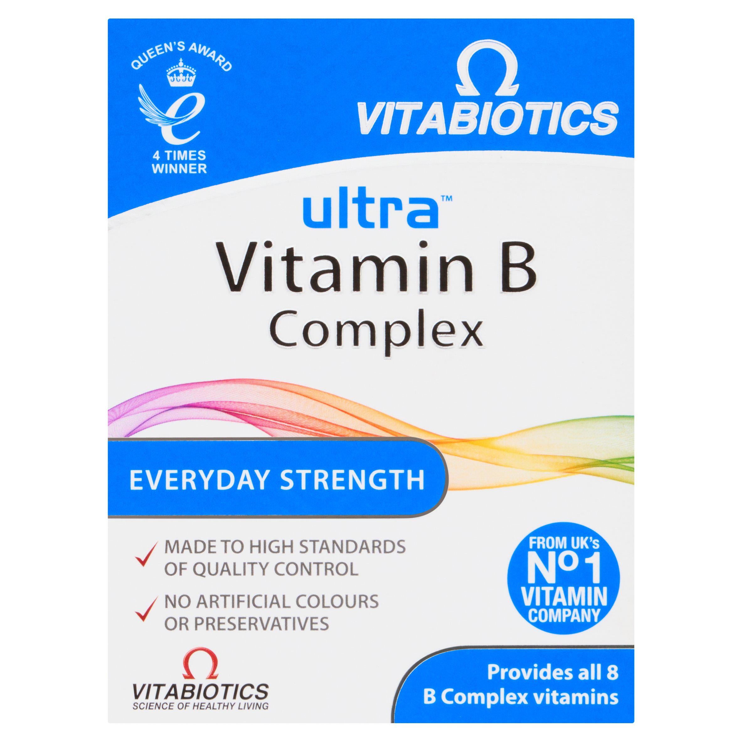 Vitabiotics Ultra Vit B Complex Premium Quality Tablets x60 GOODS Sainsburys   