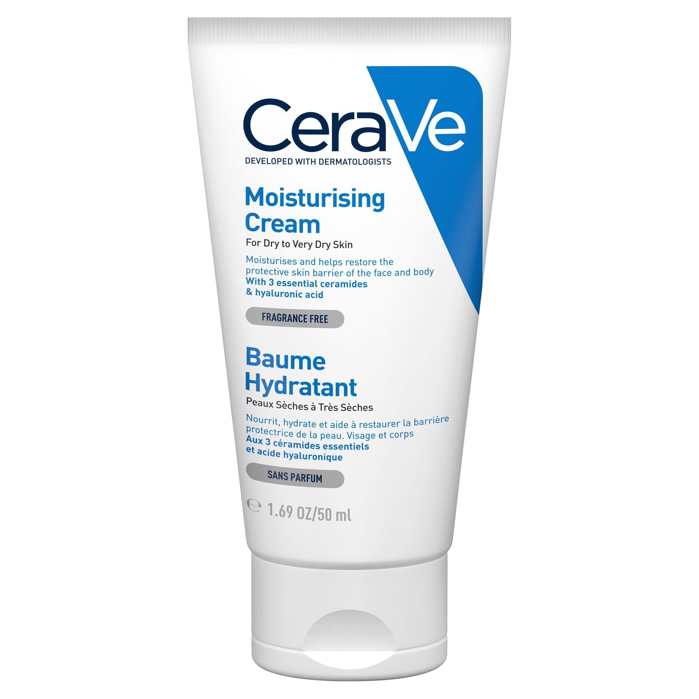 CeraVe Moisturising Cream 50ml body cream & moisturisers Sainsburys   