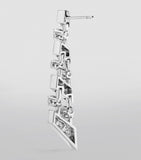 Marli New York drop earrings 18kt white gold diamonds, UK version