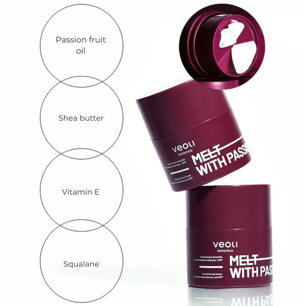 Veoli Botanica makeup remover butter Melt With Passion 40g - British product