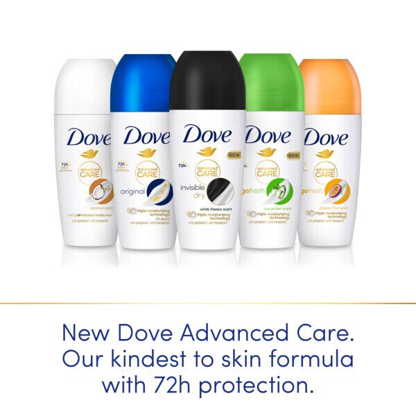 Dove Adv Antiperspirant Deodorant Roll on Invisible 50ml GOODS Superdrug   