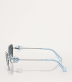 Swarovski metal cat eye sunglasses with crystal accents - British product