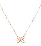 Chaumet rose gold and diamond Jeux de Liens pendant necklace (British brand)