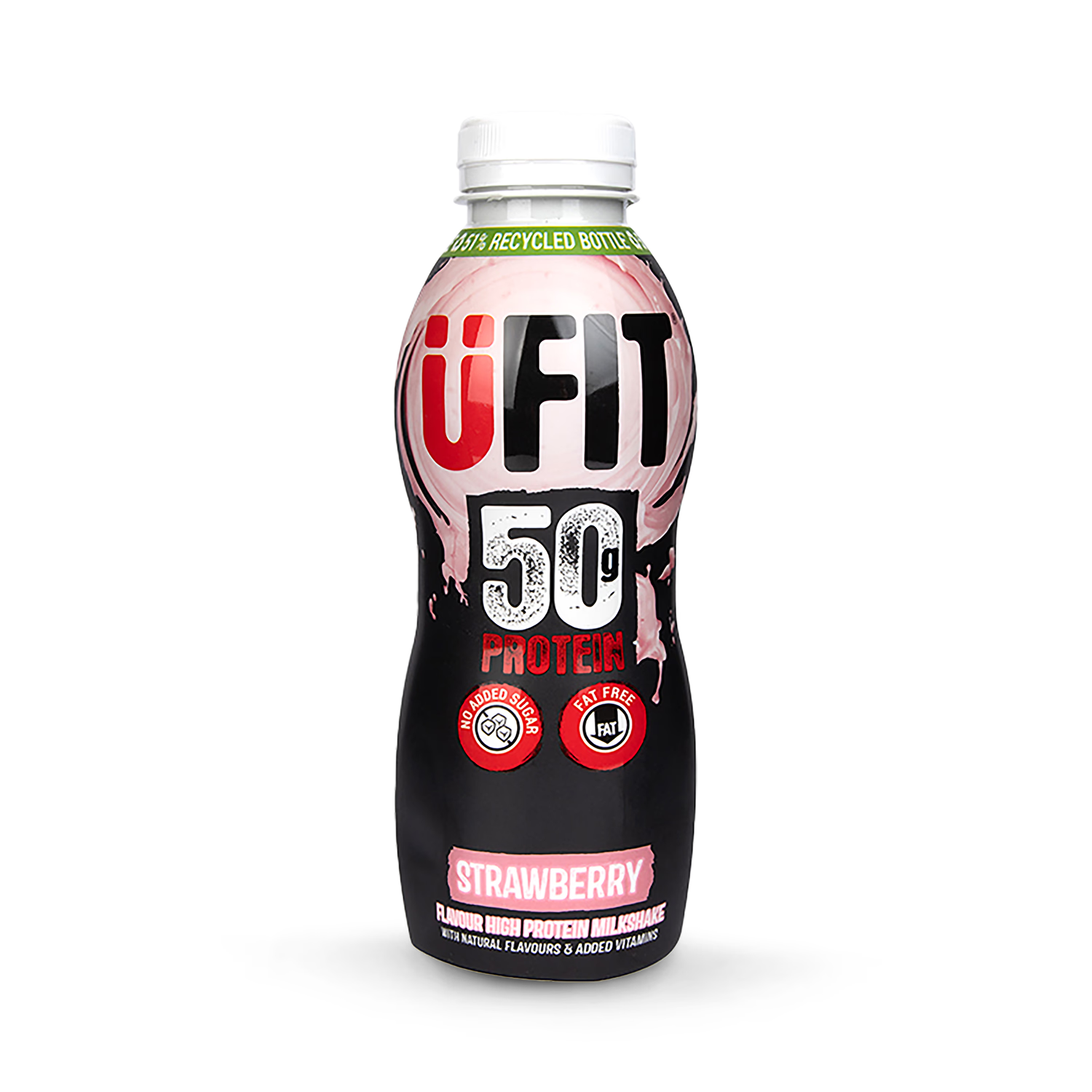 UFIT high protein shake strawberry 500ml - British product