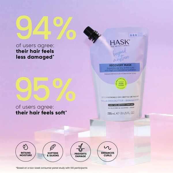 Hask Beyond Moisture Recovery hair mask 235ml 2 pack, UK version