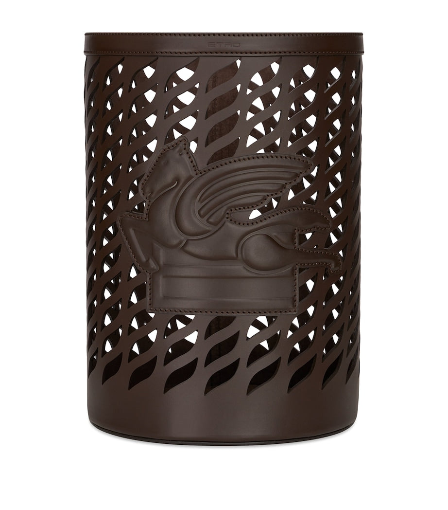 Etro Leather Drill Bin, imported from the UK