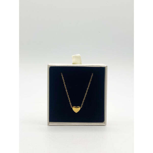 SVNX small heart necklace gold (British brand)