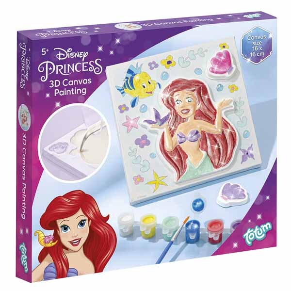 Totum Disney Princess decorating canvas - British product