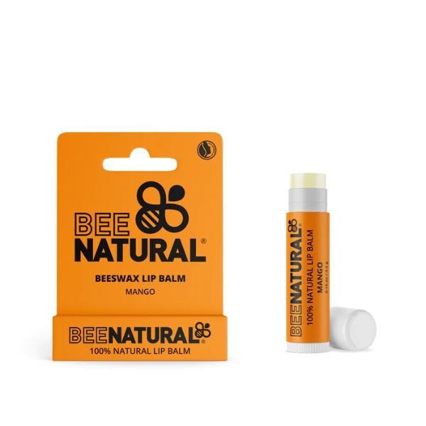 Bee Natural - 100% Natural Moisturising Lip Balm, Mango-4.2g GOODS Superdrug   