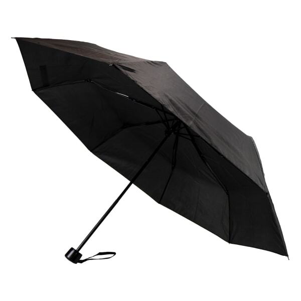 Drizzles wind resistant compact black umbrella, imported from the UK