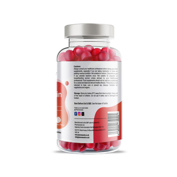 Pharmanostix Ultra Biotin gummies 60 count, imported from the UK