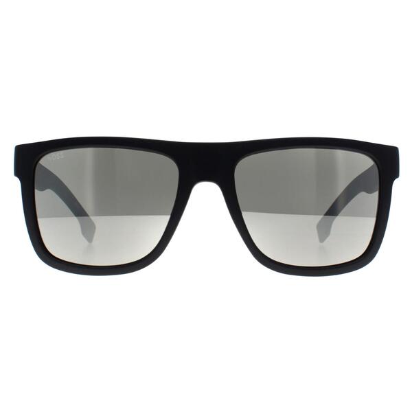 Hugo Boss BOSS 1647/S black mirrored sunglasses (British brand)