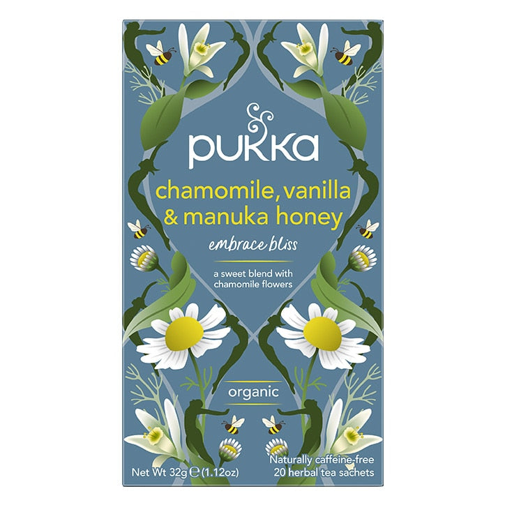 Pukka Chamomile, Vanilla & Manuka Honey 20 Tea Bags Teas Holland&Barrett   